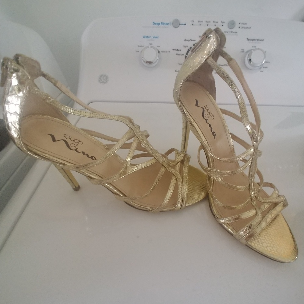 Gold heels